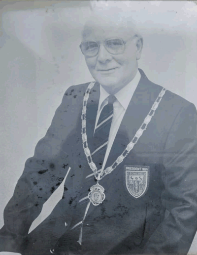 Ozzie Marshall in 1984 as W&D BA President